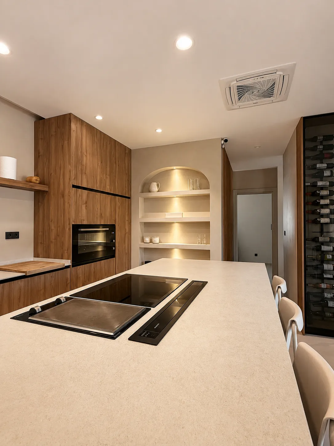 Cocina con microcemento Lunik