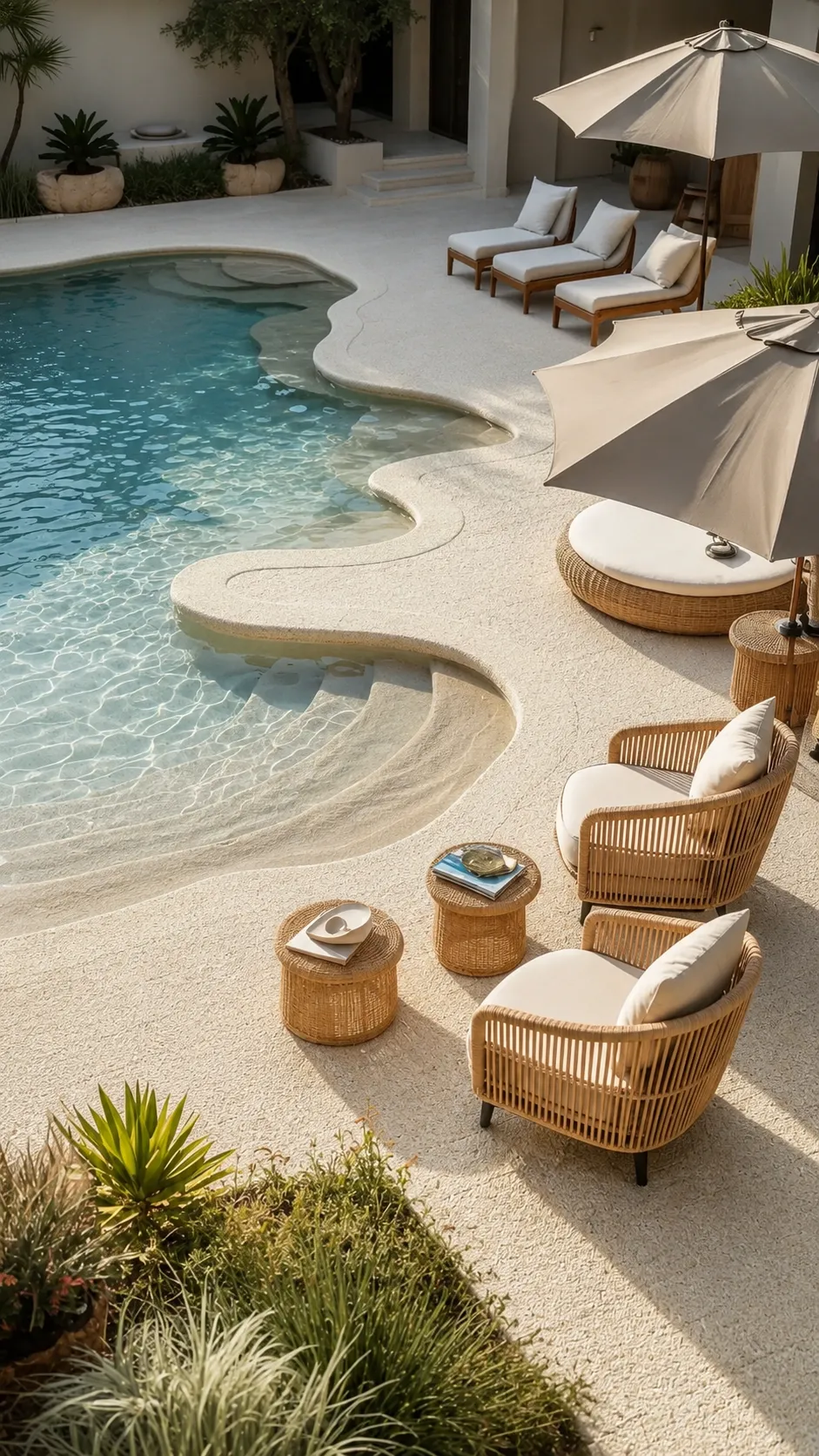 Piscina acabada con SandPool